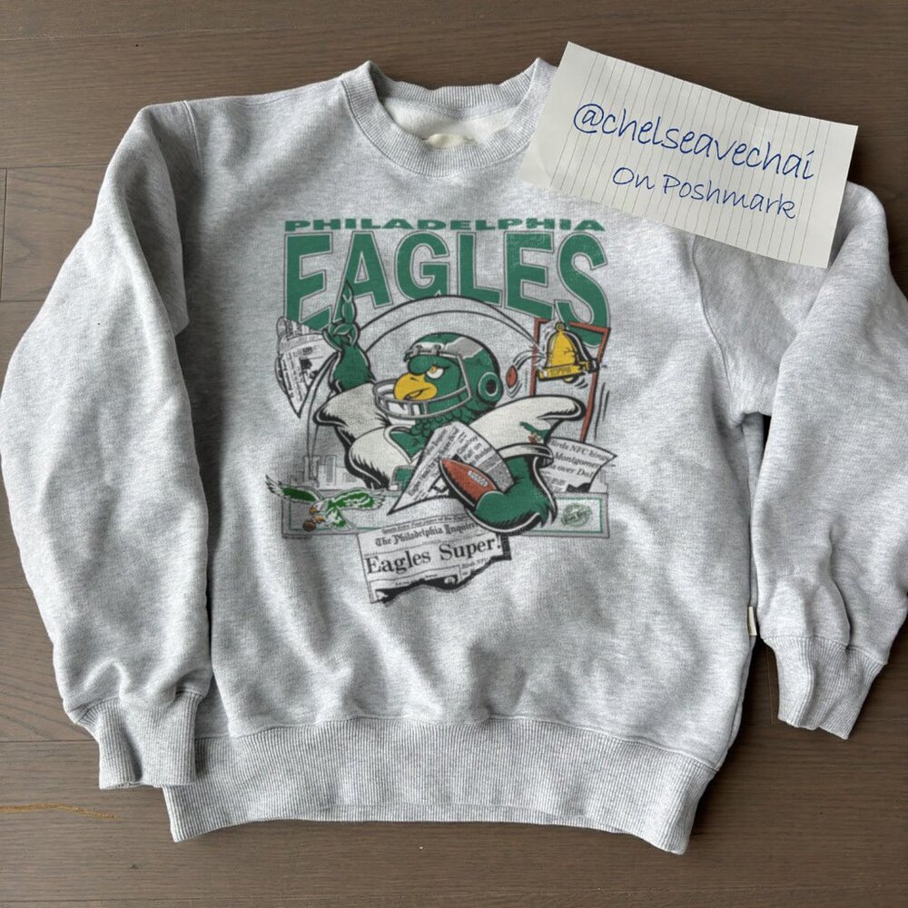 Vintage Philadelphia Eagles Crewneck Sweatshirt, Philadelphia Football NFL Shirt